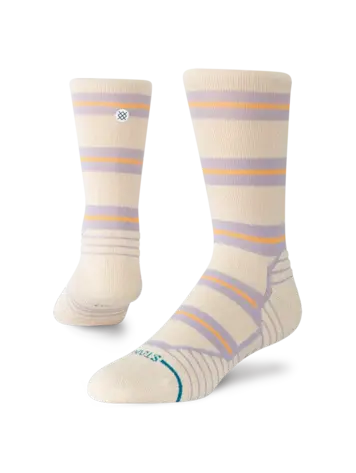 STANCE STANCE Wo Athl Beam Stripe Mid Crew Oatmeal
