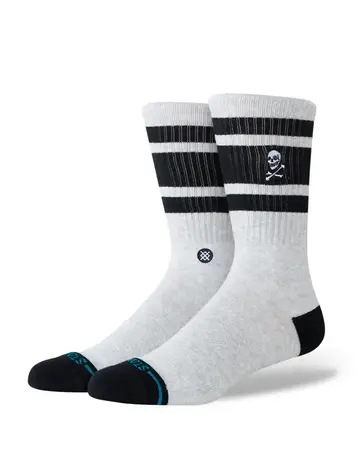 STANCE STANCE Boyd Skull Crew Heather Grey