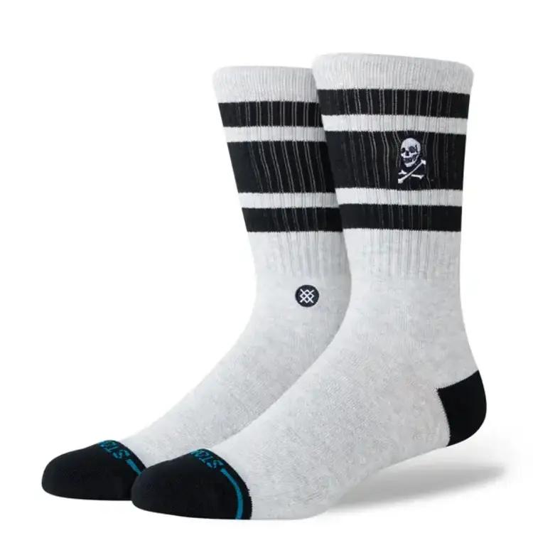 STANCE STANCE Boyd Skull Crew Heather Grey