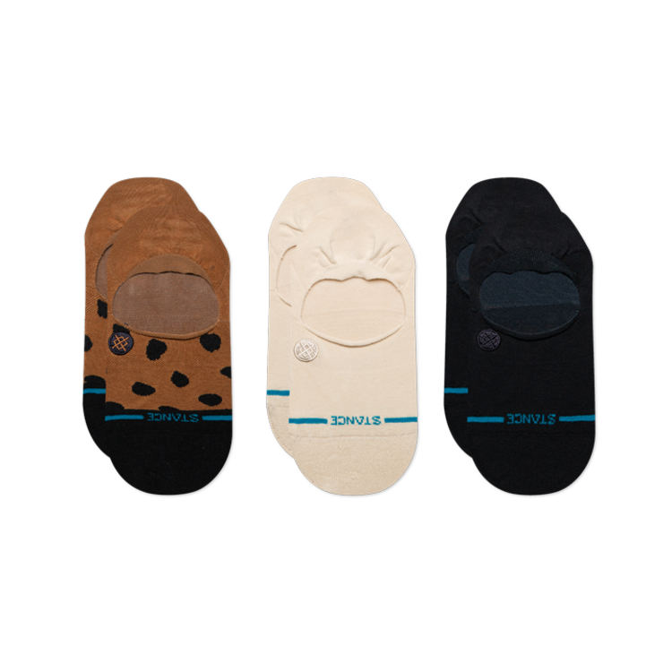 STANCE STANCE Wo Leopard No Show 3Pk Brown