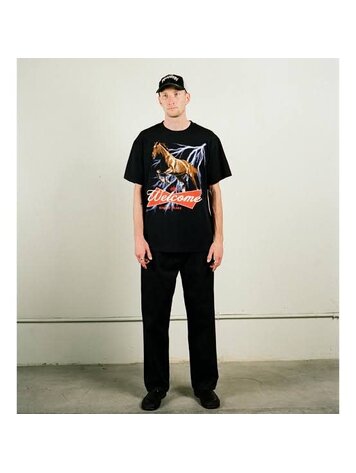 WELCOME WELCOME King Of Fears Black Tee