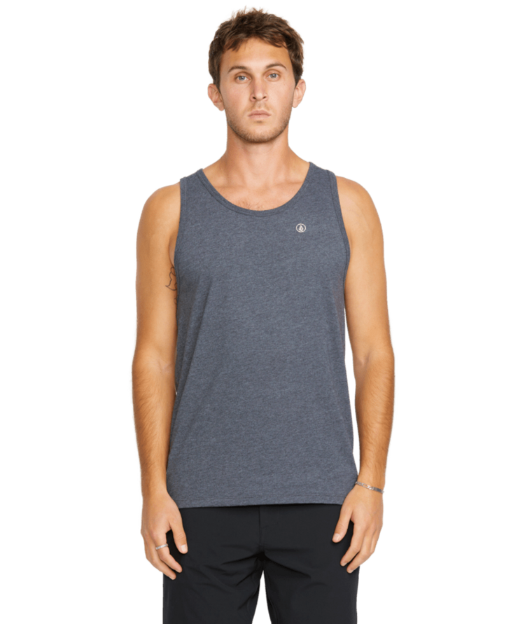 VOLCOM VOLCOM Solid Heather Tank Dark Black Heather