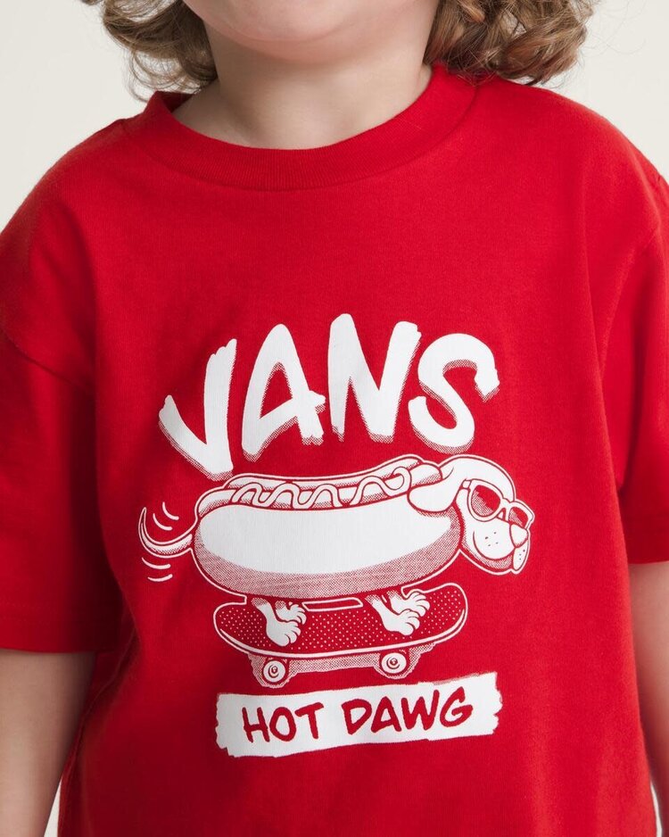 VANS VANS Hot Dawg Short Sleeve Tee Racing Red