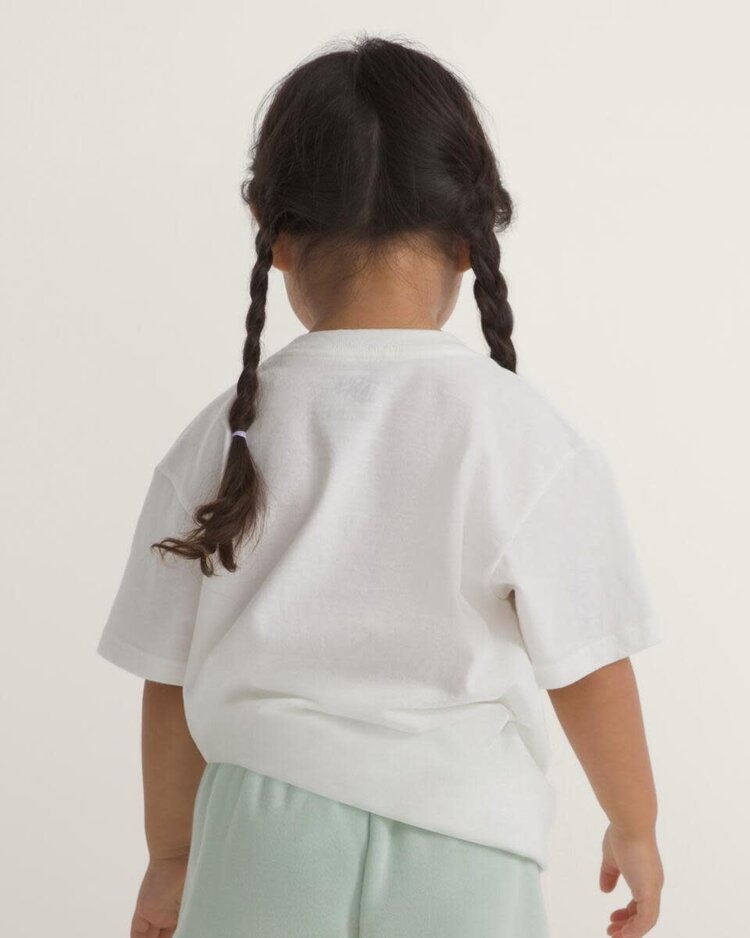 VANS VANS Flippercorn Short Sleeve Tee Marshmallow