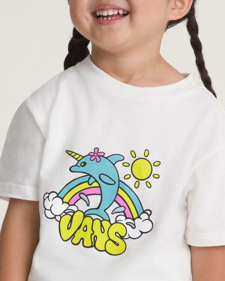 VANS VANS Flippercorn Short Sleeve Tee Marshmallow