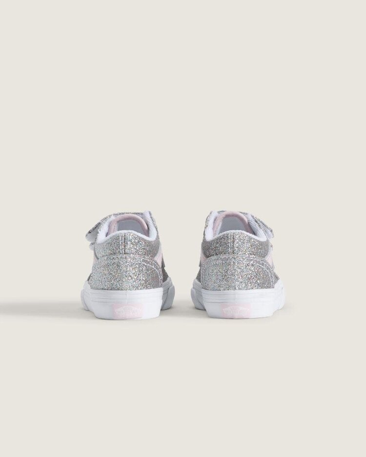 VANS VANS Old Skool™ V Glitter Silver Pale Petal