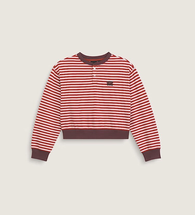 VANS VANS Molly Henley Pullover Pale Petal Poppy Ember