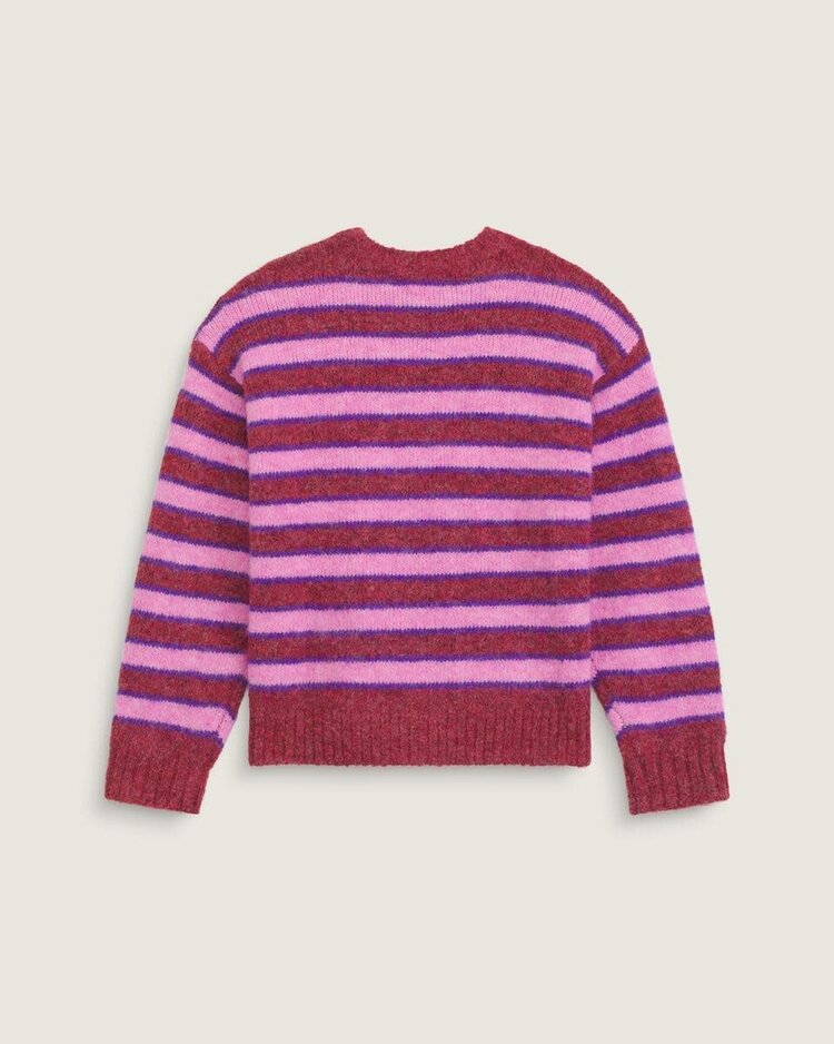 VANS VANS Rollins Stripe Sweater Poppy Ember Purple Licorice