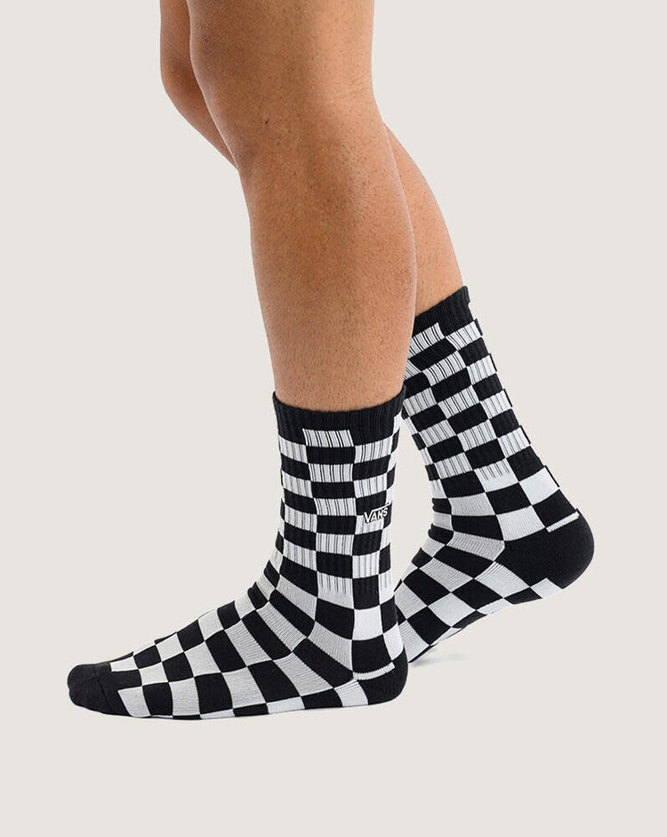 VANS VANS Checkerboard Crew Black White