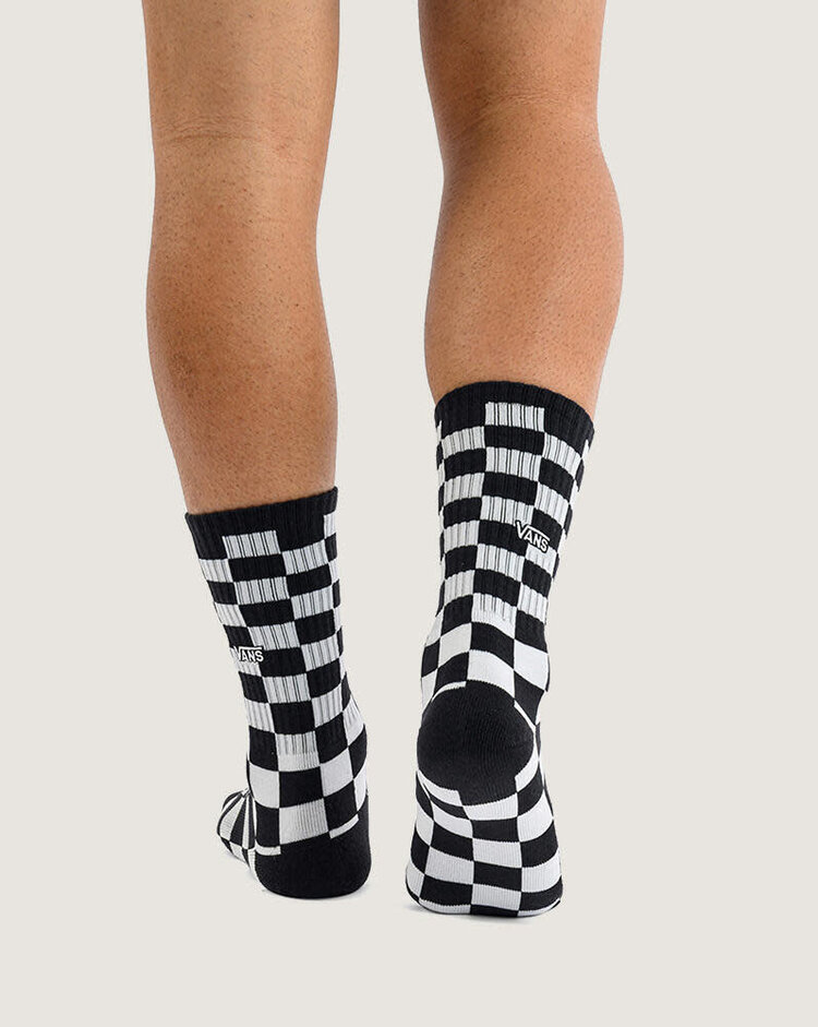 VANS VANS Checkerboard Crew Black White