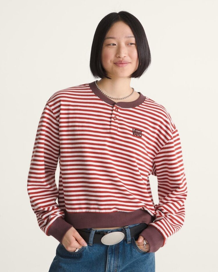 VANS VANS Molly Henley Pullover Pale Petal Poppy Ember