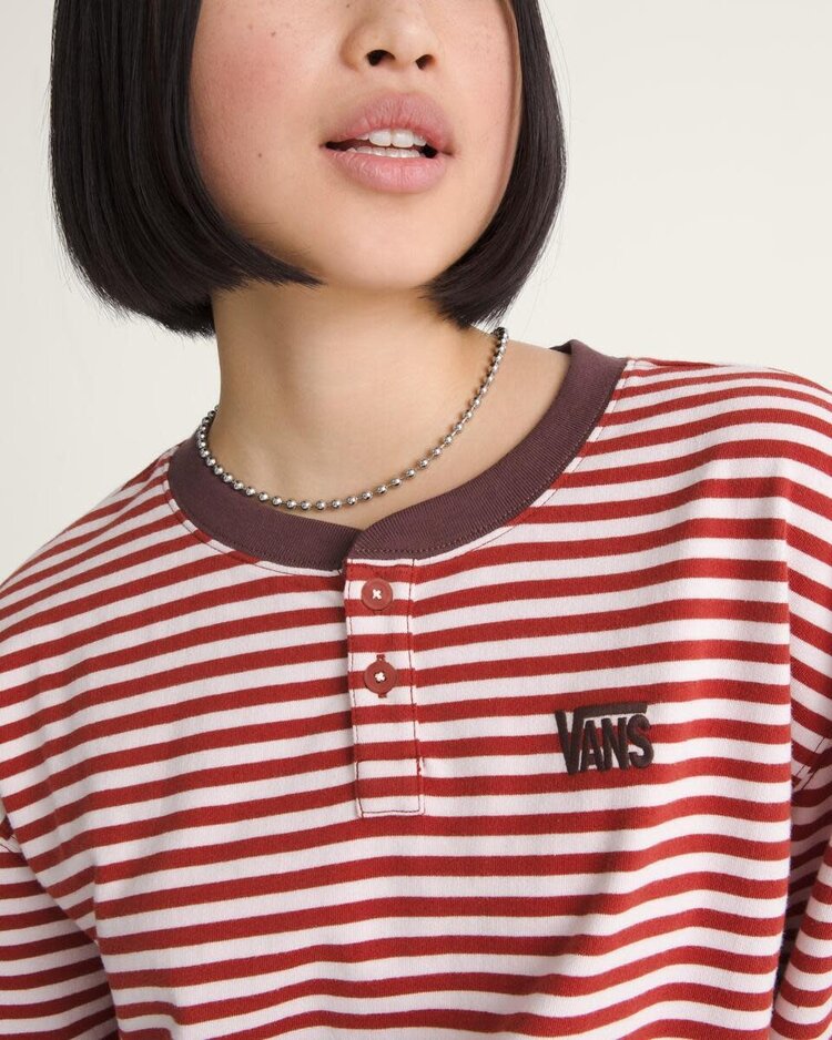 VANS VANS Molly Henley Pullover Pale Petal Poppy Ember