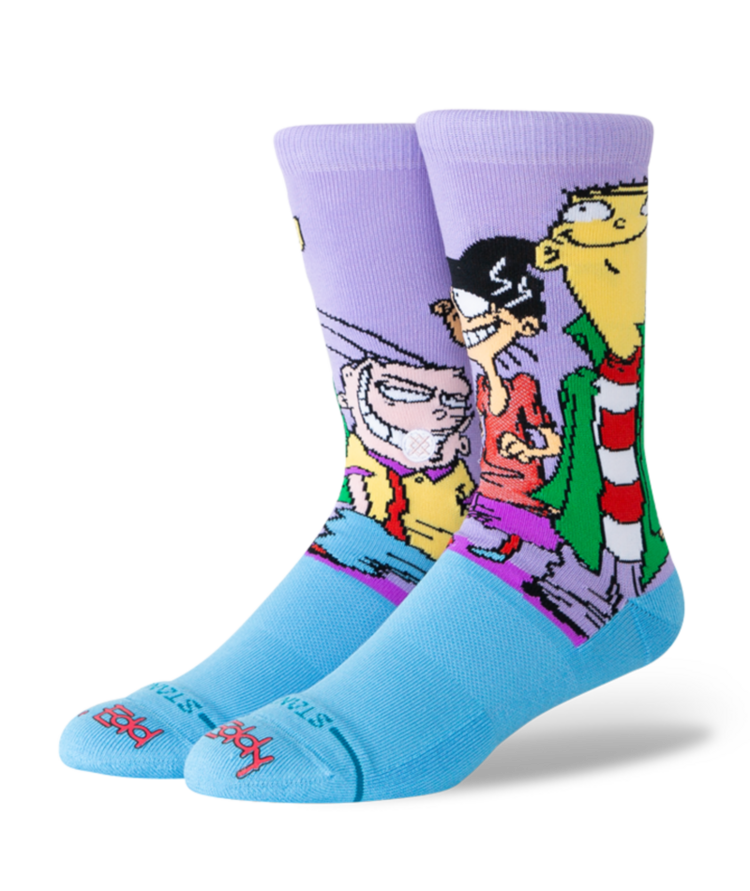 STANCE STANCE Ed Edd Eddy Crew Purple Socks