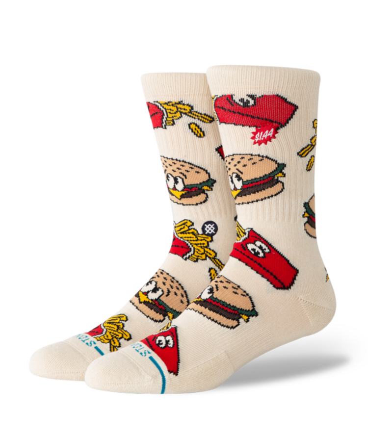 STANCE STANCE Combo Meal Crew Tan Socks