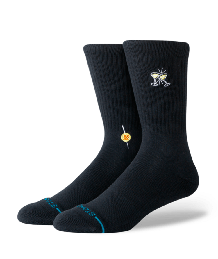 STANCE STANCE Extra Dirty Crew Black Socks