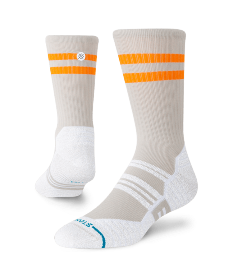 STANCE STANCE Athletic Static Gripper Splatter Crew Lightgrey Socks