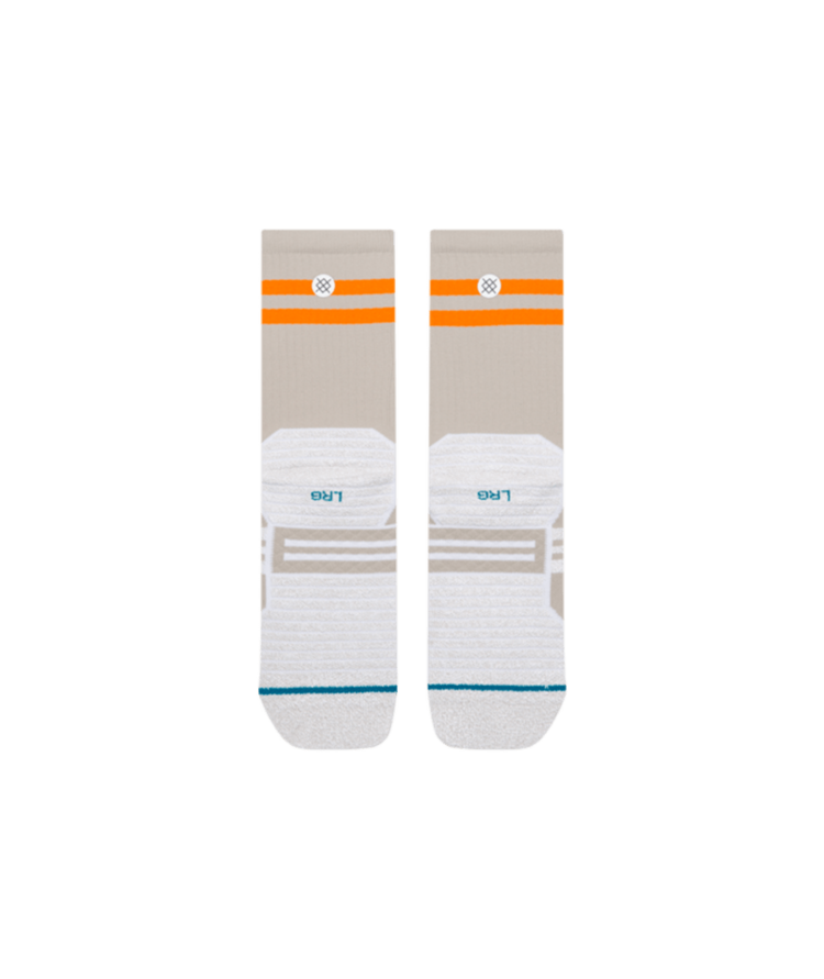 STANCE STANCE Athletic Static Gripper Splatter Crew Lightgrey Socks