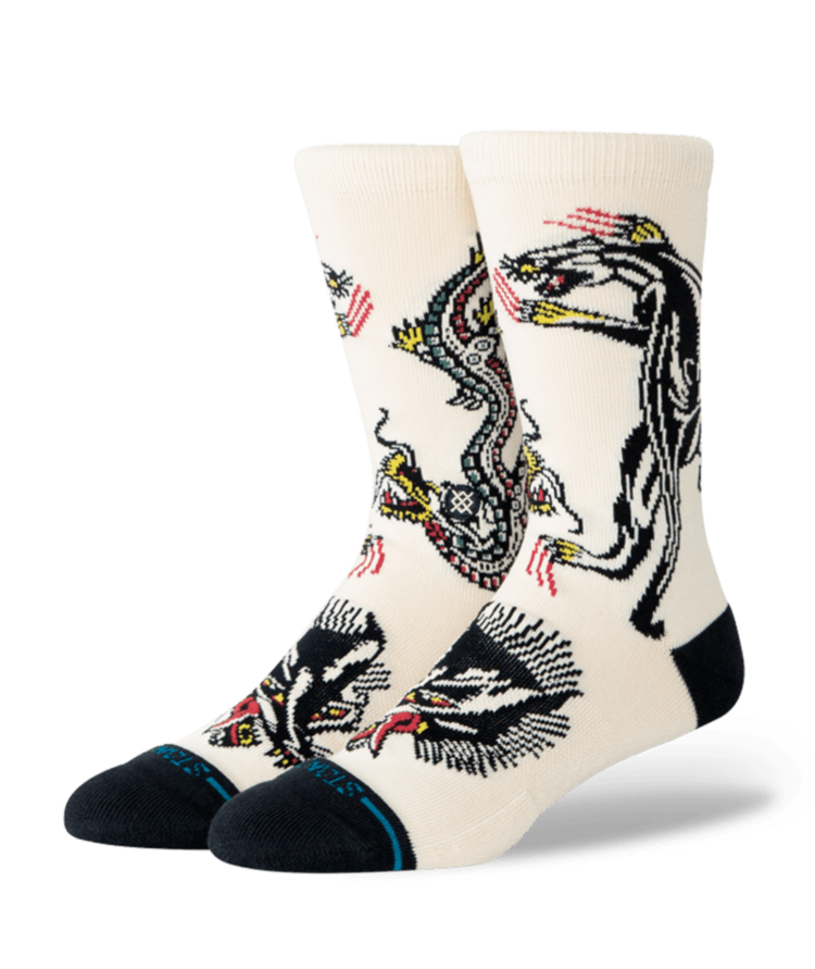 STANCE STANCE Battle Crew Cream Socks