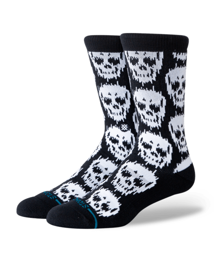 STANCE STANCE Static Skull Crew Black Socks