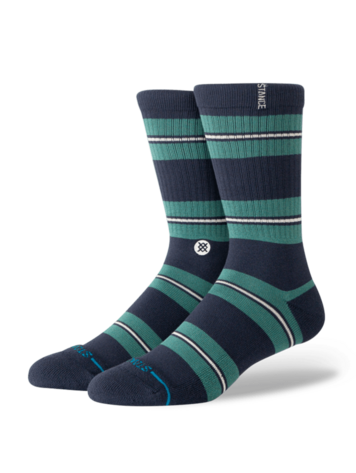 STANCE STANCE Caesar Stripe Crew Green Socks