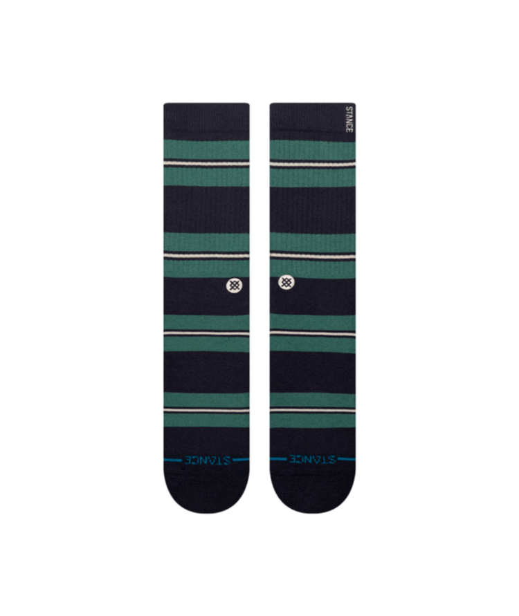 STANCE STANCE Caesar Stripe Crew Green Socks