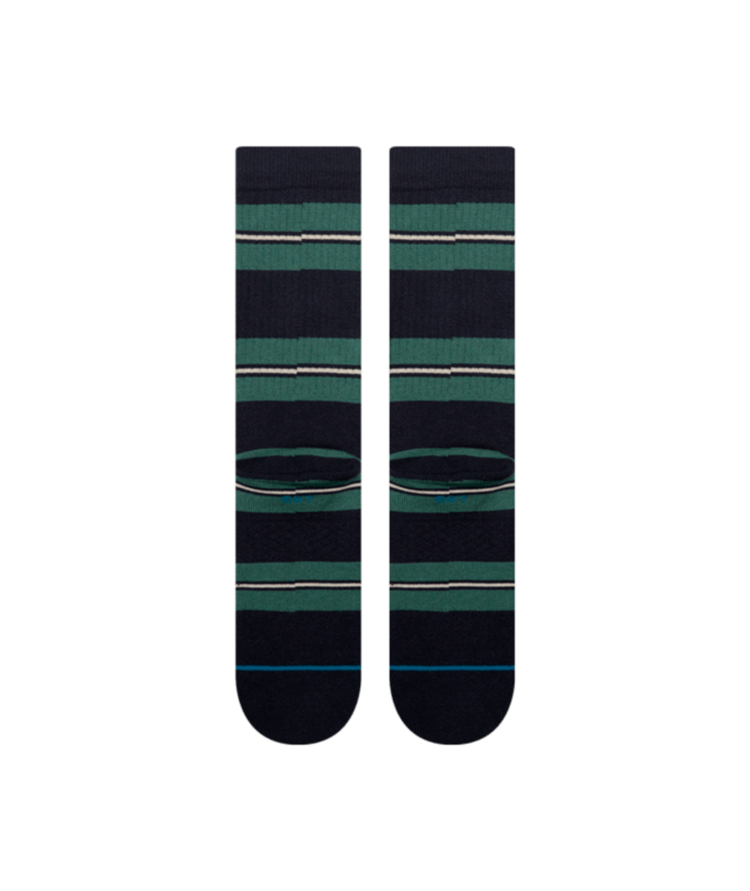STANCE STANCE Caesar Stripe Crew Green Socks