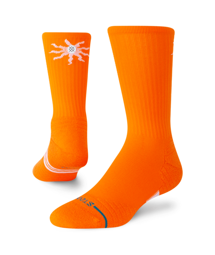 STANCE STANCE Athletic Got Sol Mid Ribbed Crew Orange Socks