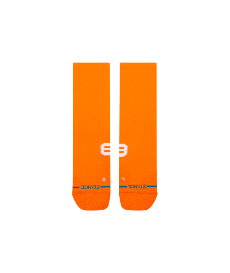 STANCE STANCE Athletic Got Sol Mid Ribbed Crew Orange Socks
