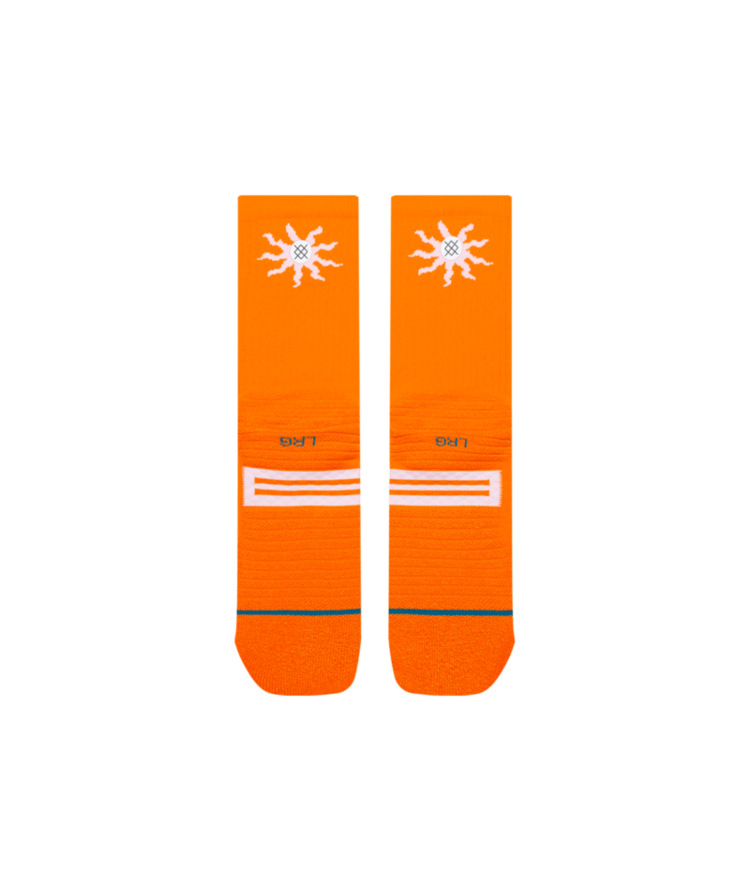 STANCE STANCE Athletic Got Sol Mid Ribbed Crew Orange Socks