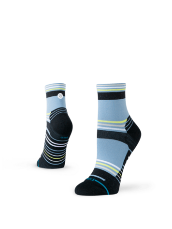 STANCE STANCE Women's Run Briar Ultra Light Quarter Blue Socks