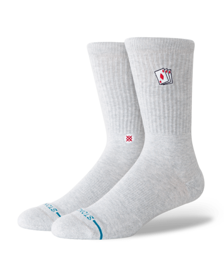 STANCE STANCE Hit Me Crew Heathergrey Socks