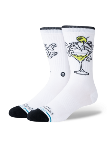 STANCE STANCE High Quality Low Class Crew White Socks