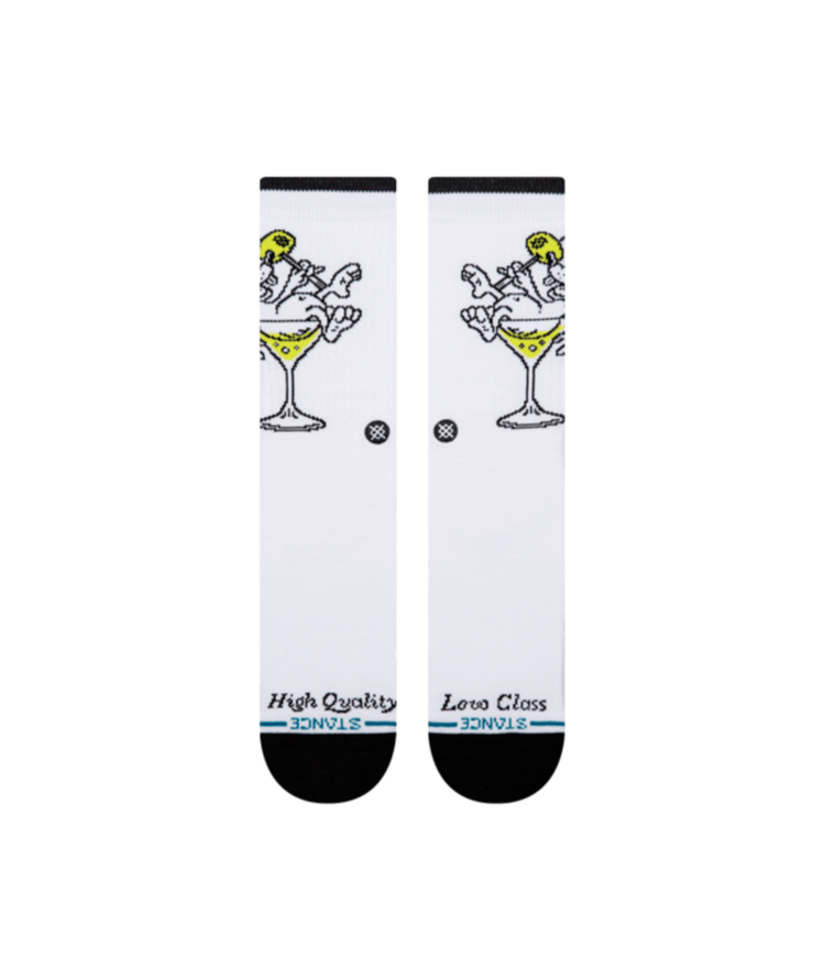 STANCE STANCE High Quality Low Class Crew White Socks