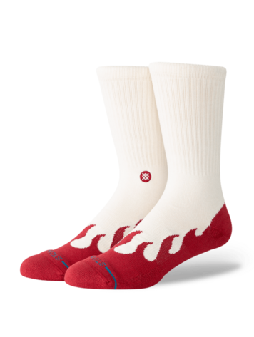 STANCE STANCE Heating Up Crew Red Socks