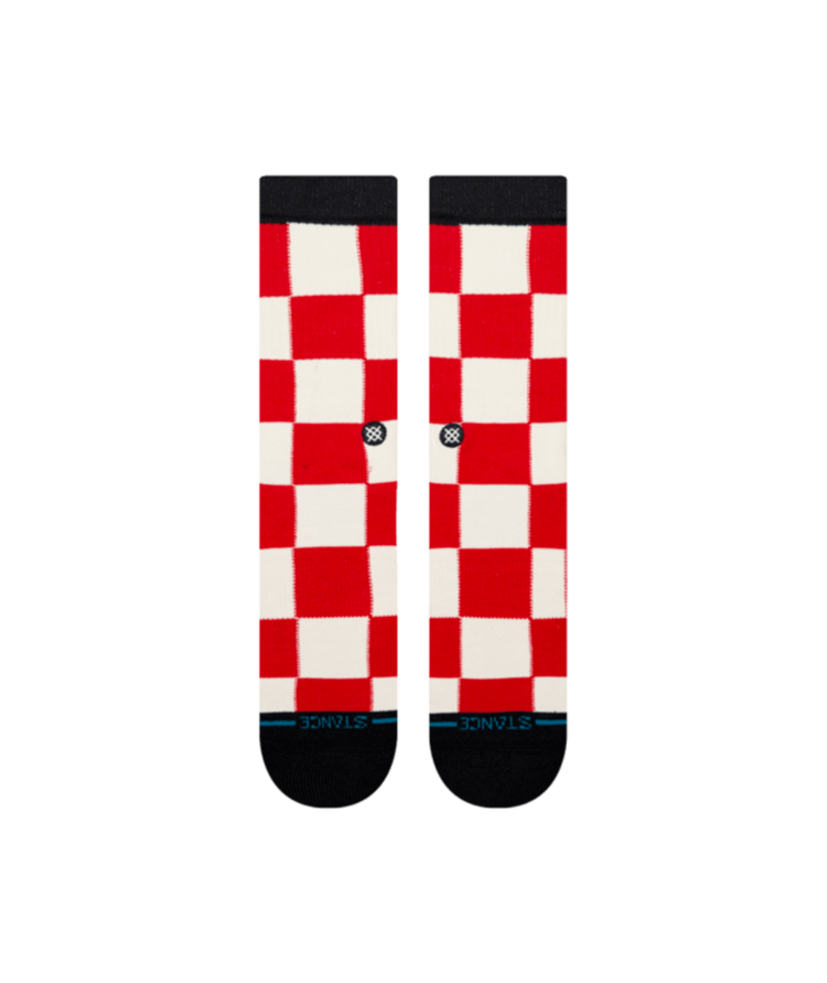 STANCE STANCE Chaturanga Crew Red Socks