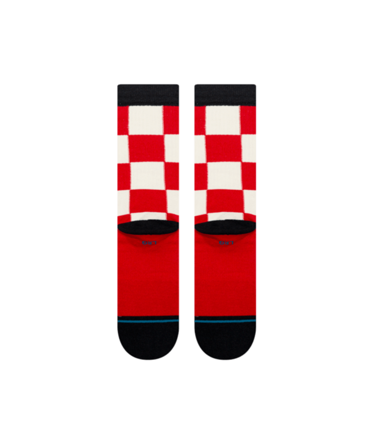 STANCE STANCE Chaturanga Crew Red Socks