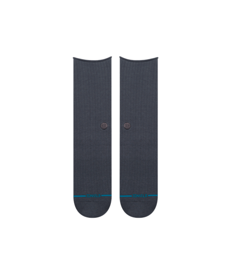 STANCE STANCE Women's Rolled Solid Crew Turbulence Socks