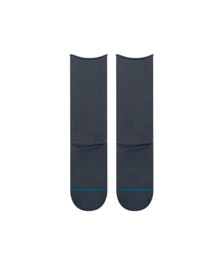STANCE STANCE Women's Rolled Solid Crew Turbulence Socks