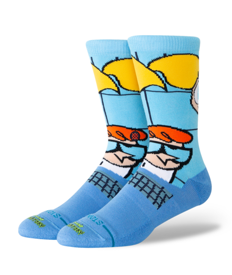 STANCE STANCE Dexters Crew Blue Socks