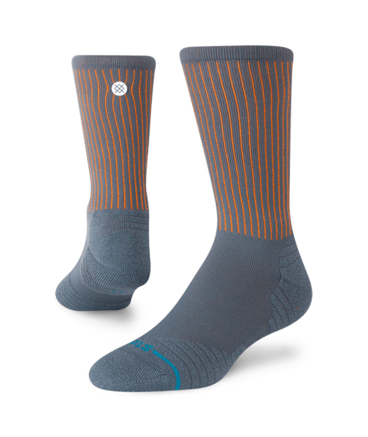 STANCE STANCE Athletic Pop Stitch Mid Ribbed Crew Grey Socks