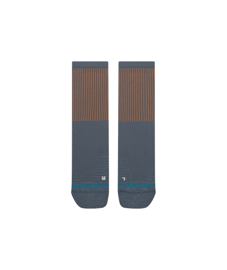 STANCE STANCE Athletic Pop Stitch Mid Ribbed Crew Grey Socks