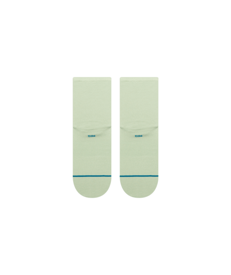STANCE STANCE Women's Fine Rib Quarter Green Socks