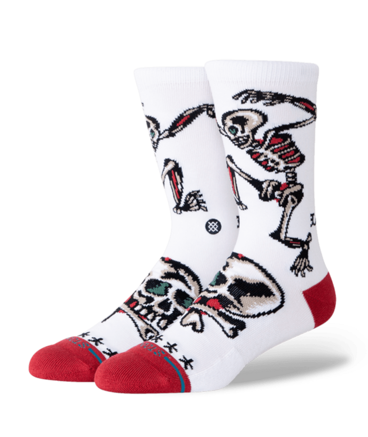 STANCE STANCE Skeleton Crew White Socks