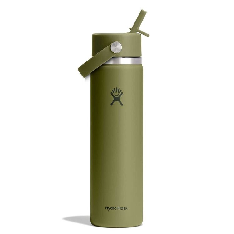HYDRO FLASK HYDRO FLASK 24 Oz Wide Flex Straw Cap Palmer Green