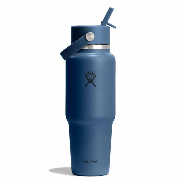 HYDRO FLASK HYDRO FLASK 32 Oz Wide Flex Straw Travel Bottle Harbor Blue
