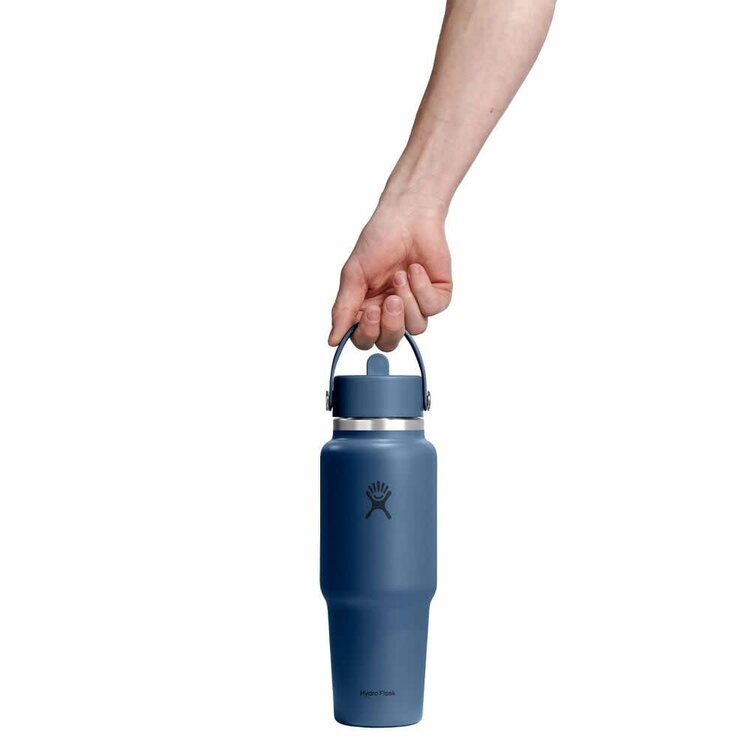 HYDRO FLASK HYDRO FLASK 32 Oz Wide Flex Straw Travel Bottle Harbor Blue