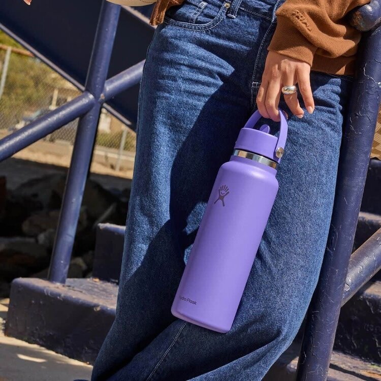 HYDRO FLASK HYDRO FLASK 40 Oz Wide Flex Straw Cap Utopia Purple