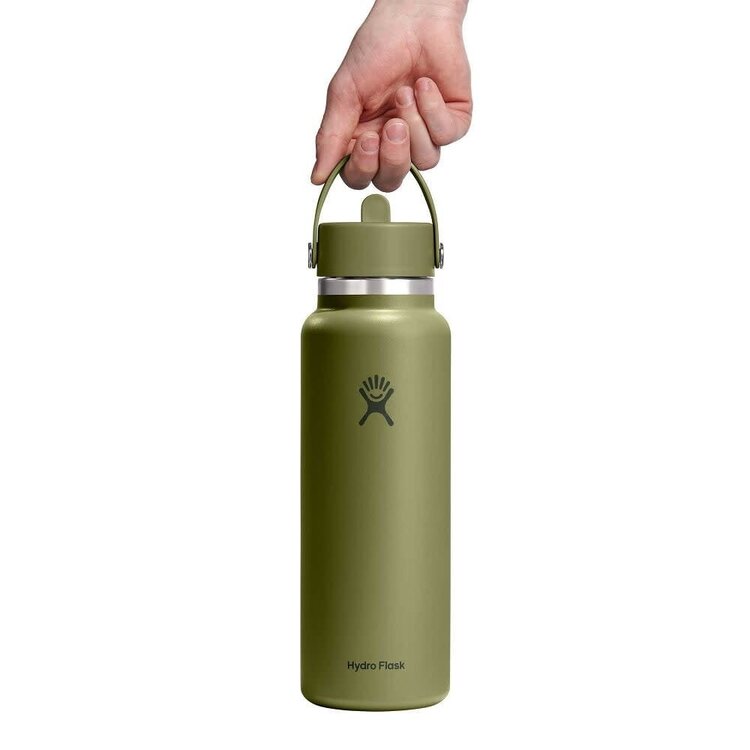 HYDRO FLASK HYDRO FLASK 40 Oz Wide Flex Straw Cap Palmer Green