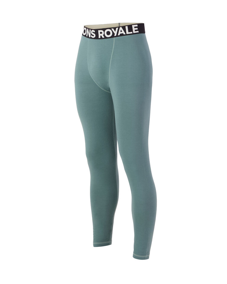 MONS ROYALE MONS ROYALE Mens Cascade Merino Base Layer Legging Burnt Sage
