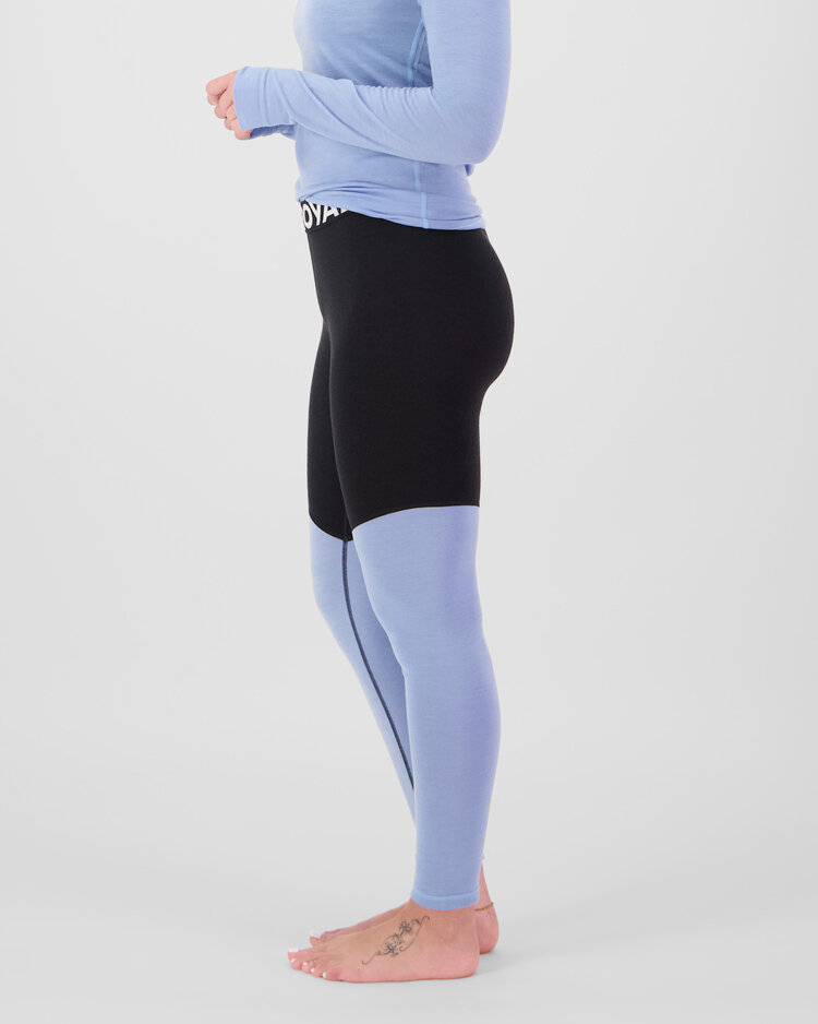 MONS ROYALE MONS ROYALE Womens Cascade Merino Base Layer Legging Moonstone / Black